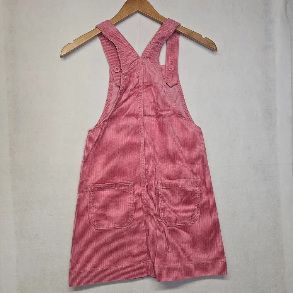 NWT Gap Kids Pink Mauve Corduroy Overall Dress Size Medium (8) New With Tags